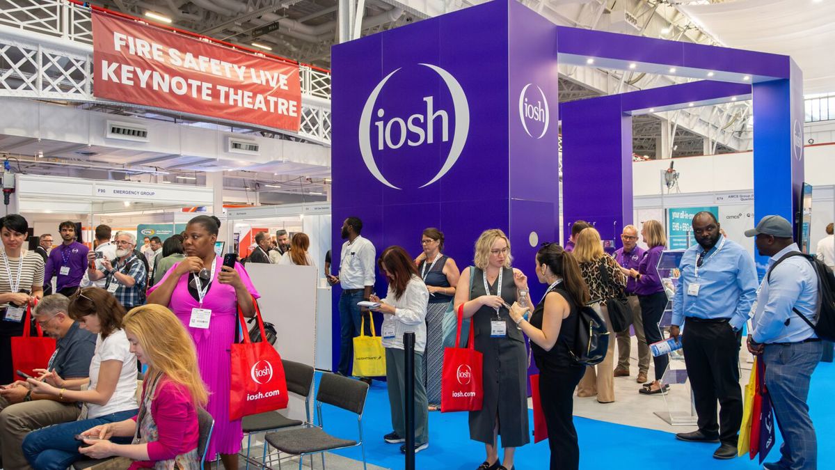 IOSH conference stand at SHW Live London 2025