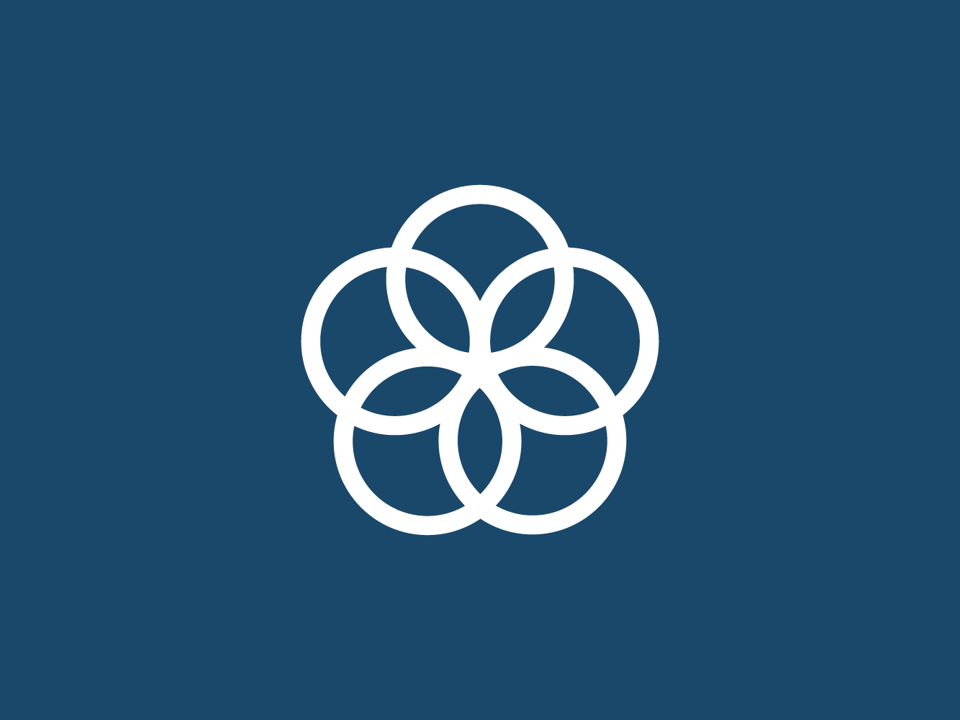 icon of circles arranged as a flower