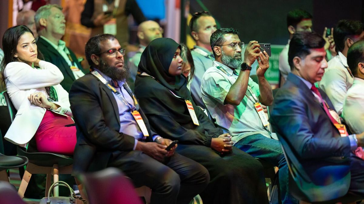 Crowd at Intersec Dubai.