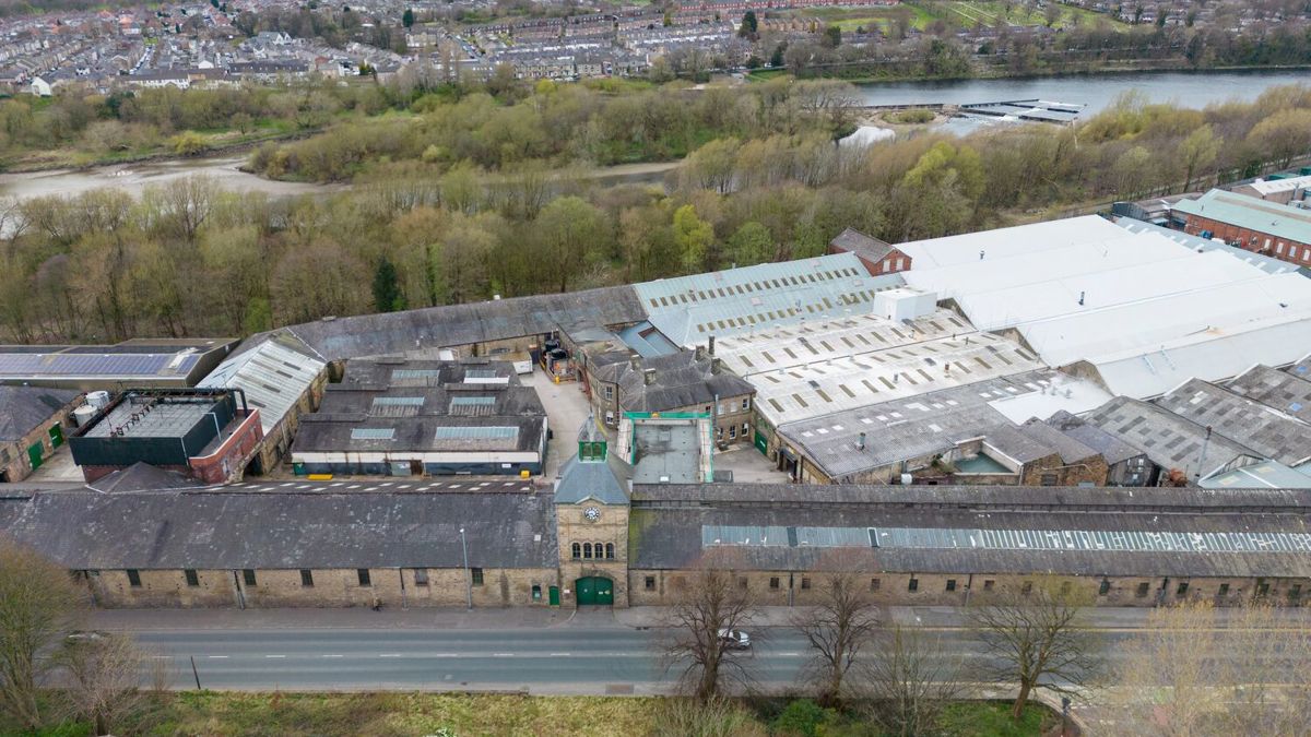 Standfast and Barracks factory from the air