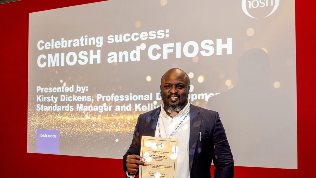 IOSH Chartered Member Oriola Dada