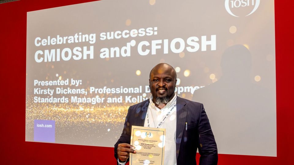 IOSH Chartered Member Oriola Dada