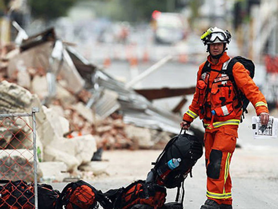 IOSH member Terry Jewell works in a crisis zone