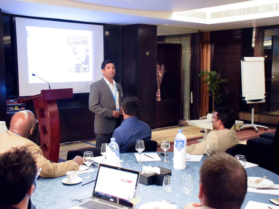 Raymond Reza Chartered Fellow IOSH member delivers presentation