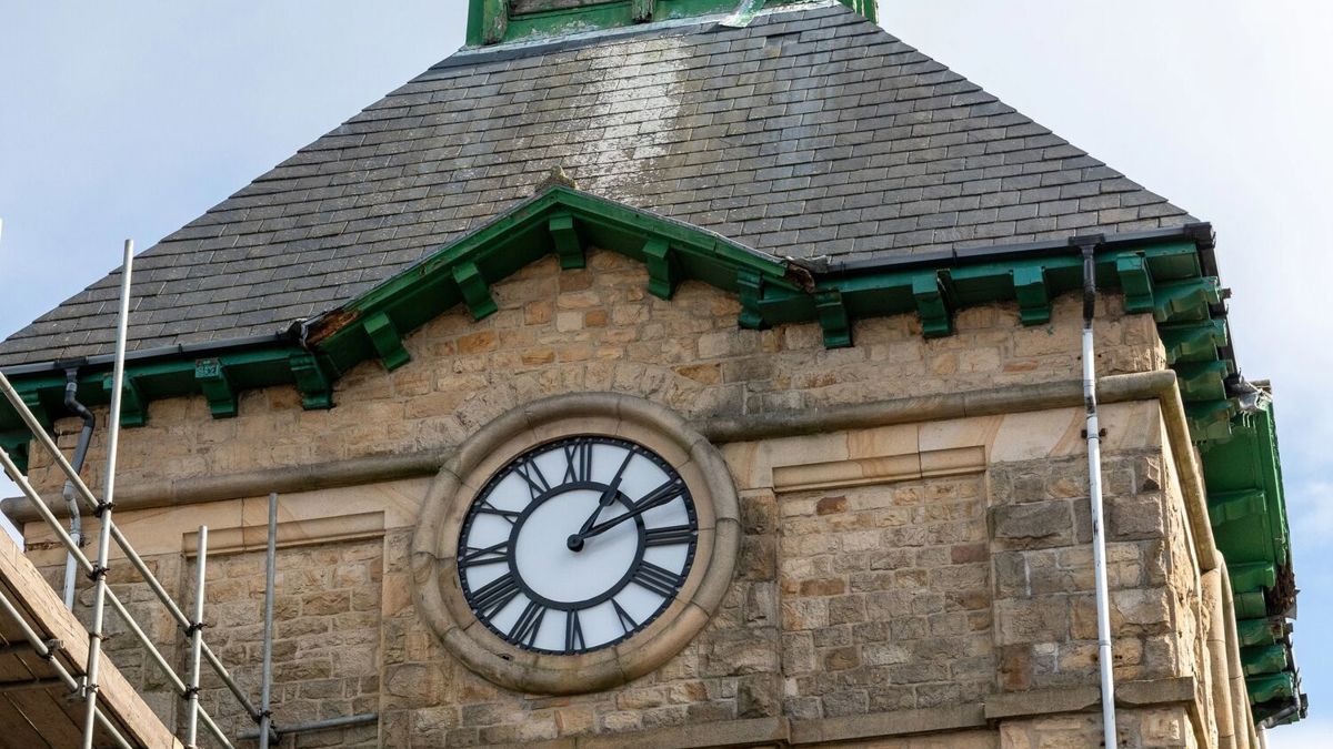 Clock tower at Standfast and Barracks factory