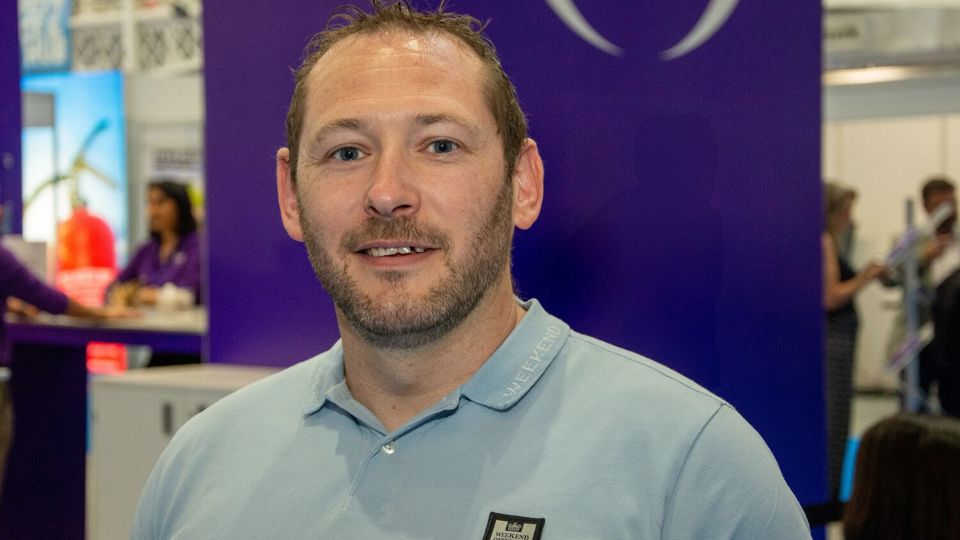 Shane Davies at a health and safety conference in London