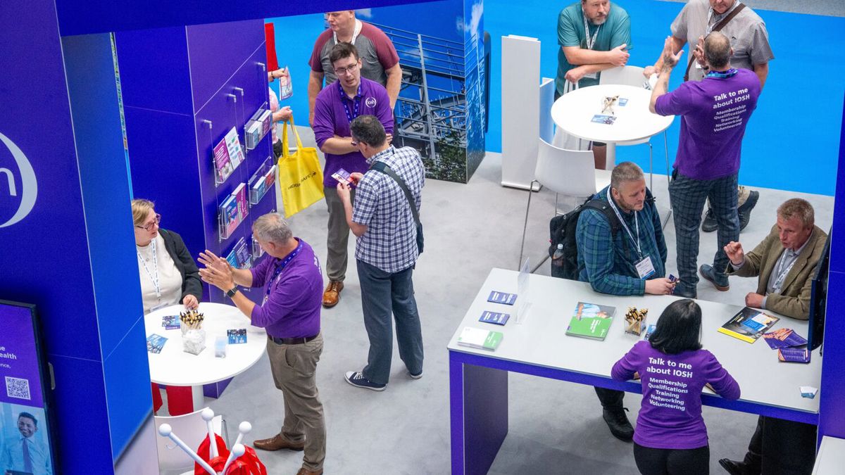 IOSH conference stand