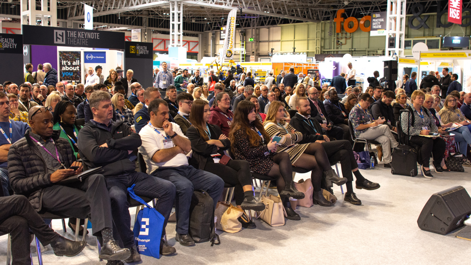 Crowd at health and safety event