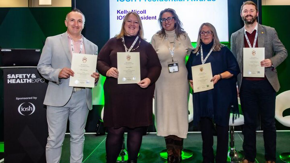 IOSH Presidential award winners