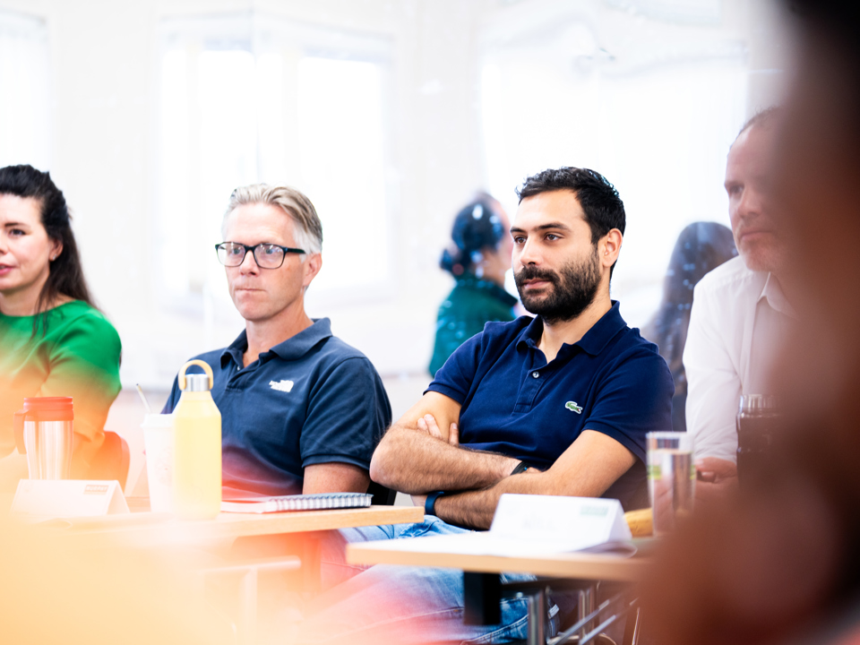 Group of people in a classroom