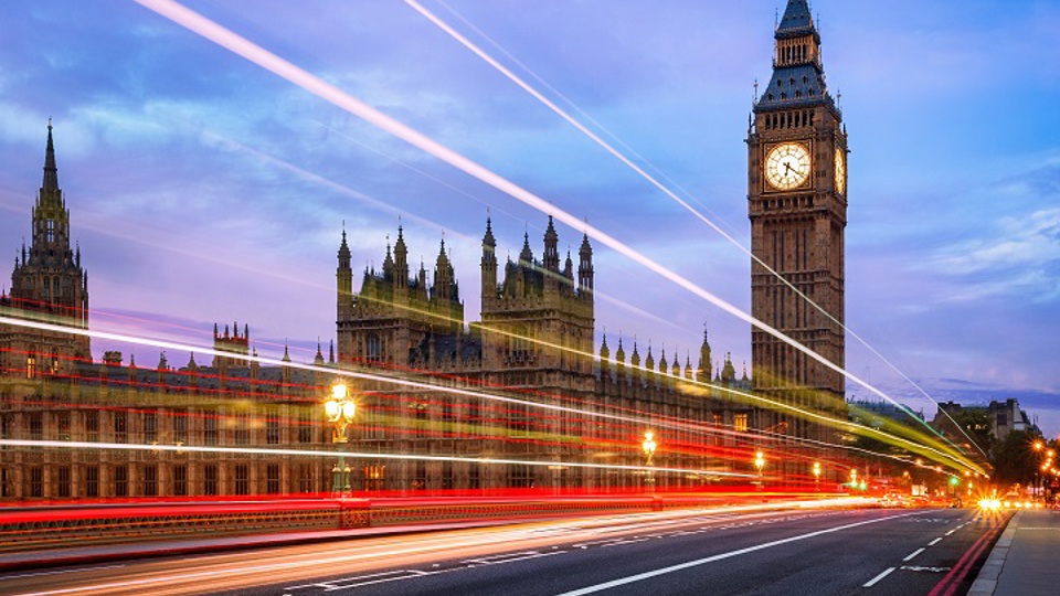 The Houses of Parliament in London