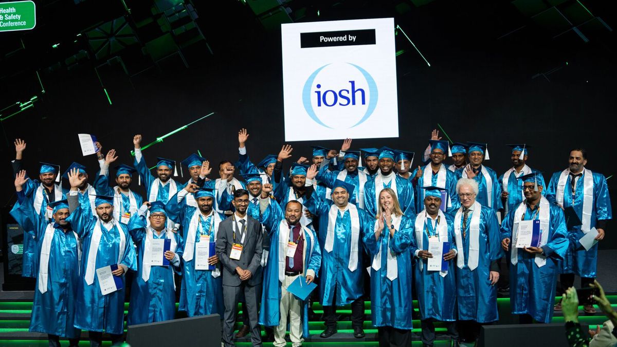 IOSH graduation ceremony at Intersec Dubai.